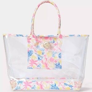 Lilly Pulitzer Clear Beach Tote